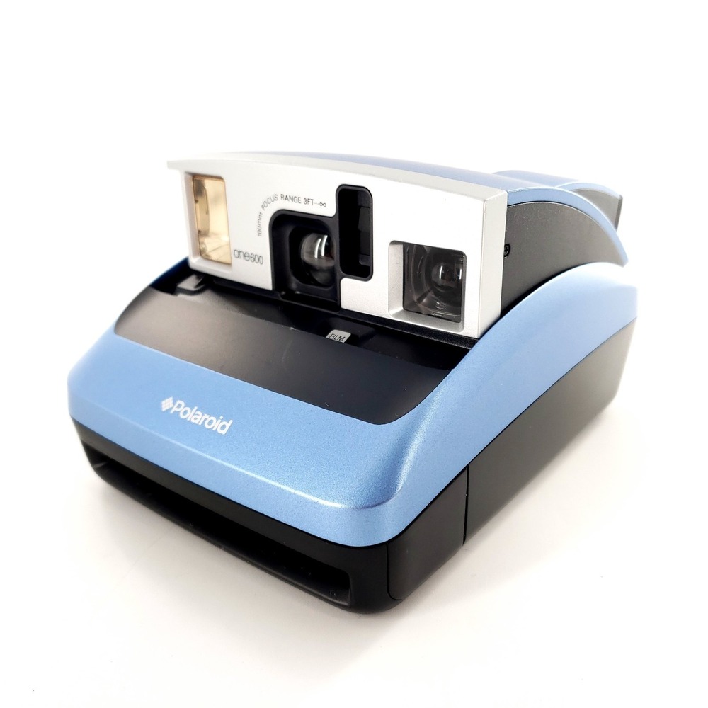 Vintage Polaroid One 600 Blue Instant Film Camera Tested & Works